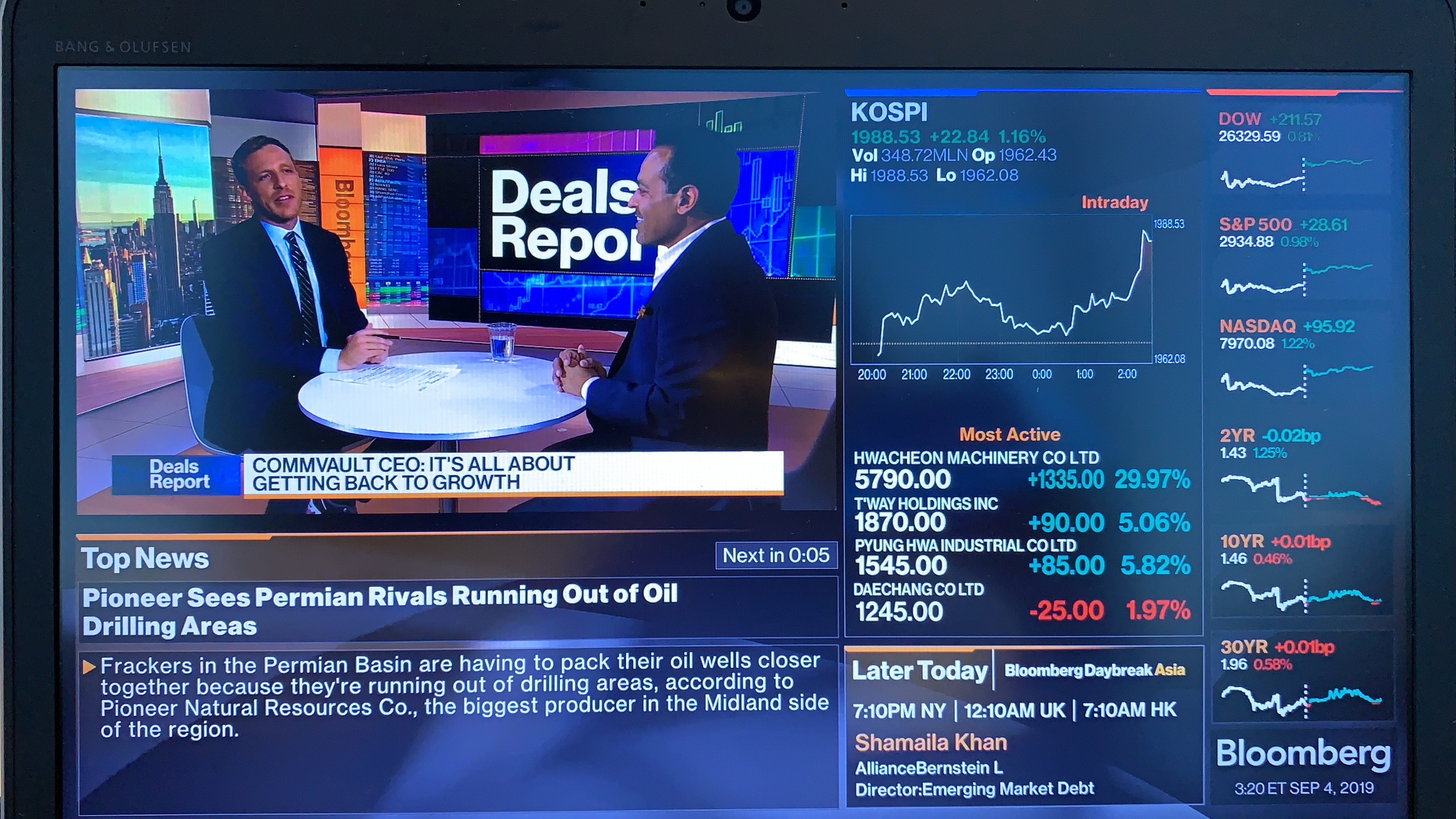 Commvault CEO interview on Bloomberg Deals Report