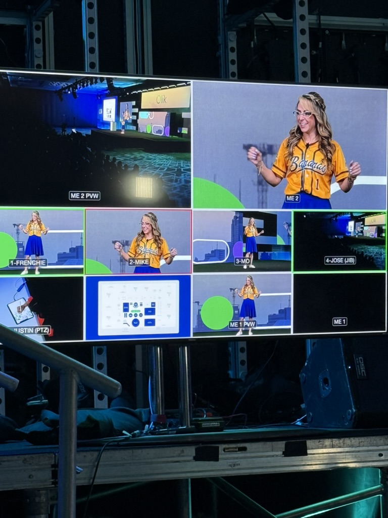 Behind the scenes of the OpenText World mainstage production